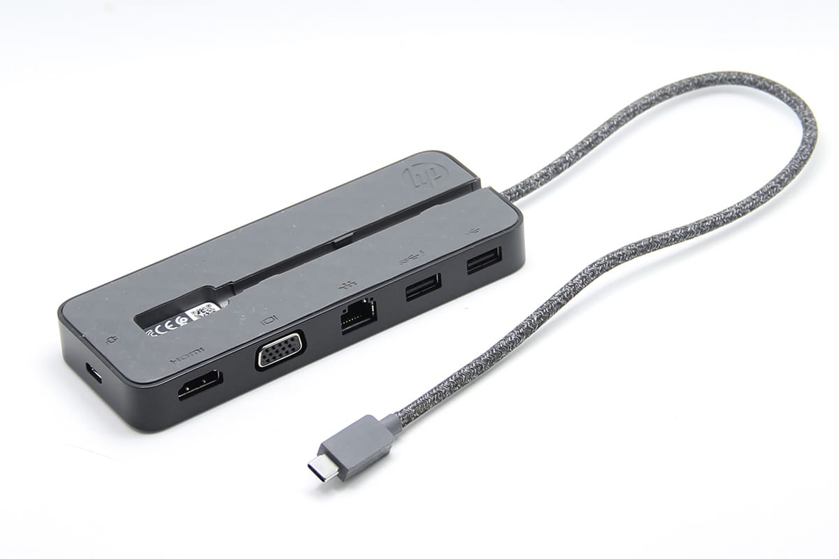 原装惠普便携式USB-C扩展坞 928099-001 HSA-Q001PR 支持PD反向充电协议外接4K千兆网卡USB