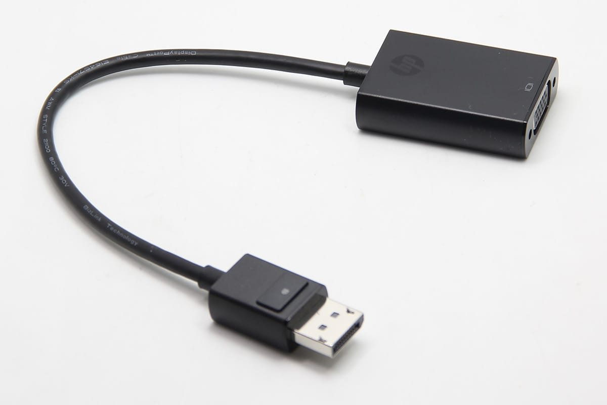 原装惠普标准DP转VGA DP TO VGA 电脑外接投影仪转接线转换线主动式外接3屏线