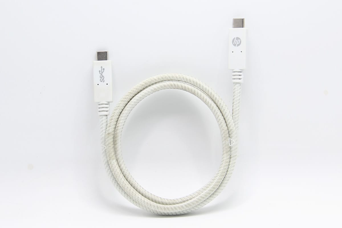 原装惠普编织网双头Type-C 3.1GEN2 EMARK芯片数据线4K 10G PD60W