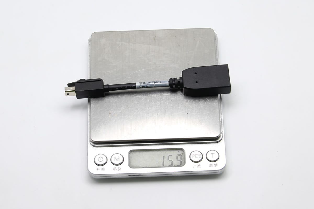 原装惠普迷你dp转大dp信号转换线703216-001 适用mac外接显示器