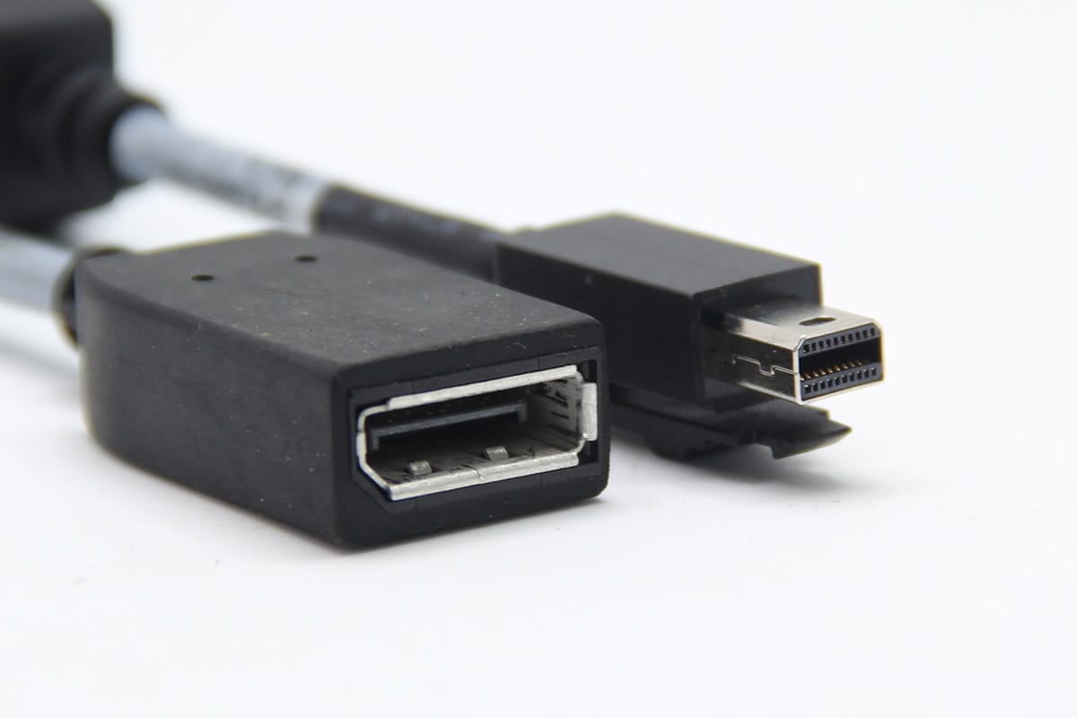 原装惠普迷你dp转大dp信号转换线703216-001 适用mac外接显示器