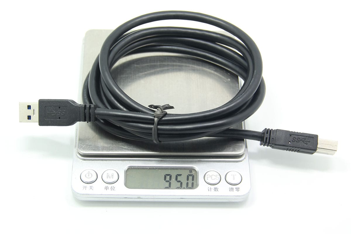 原装戴尔dell USB3.0硬盘盒数据线打印机数据线A-B 戴尔显示器上行电缆 019497 PN81N