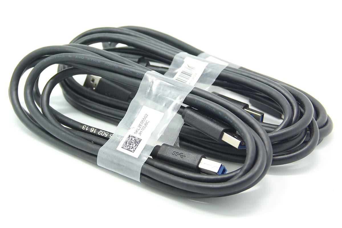 原装戴尔dell USB3.0硬盘盒数据线打印机数据线A-B 戴尔显示器上行电缆 019497 PN81N