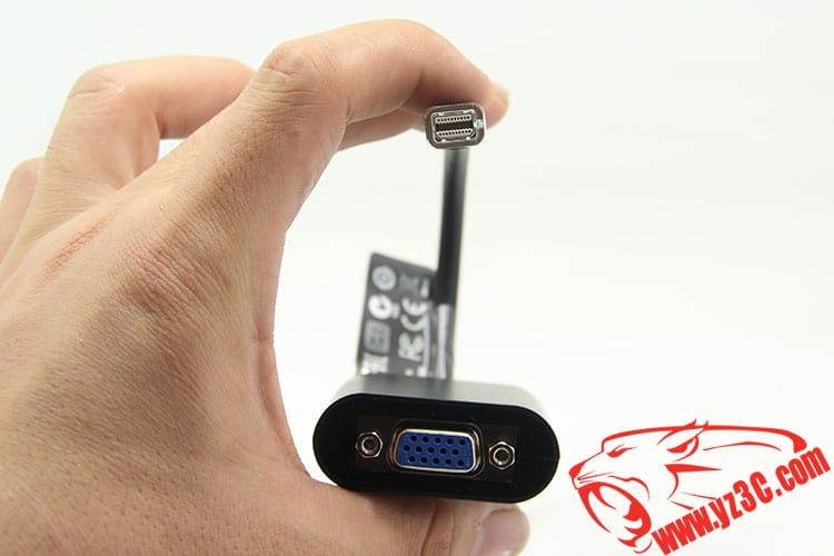 原装戴尔主动式迷你DP转VGA视频转接线 接投影仪 雷电转VGA Mini DisplayPort 转VGA线 XPS13