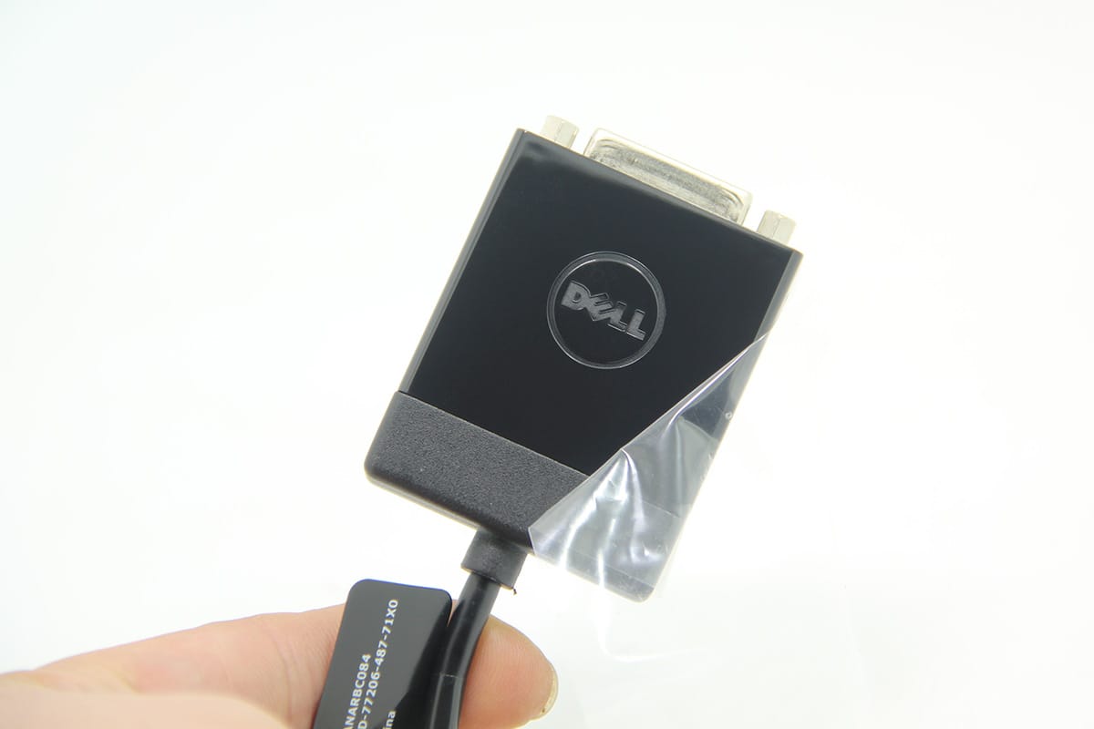 原装戴尔新款DP转DVI视频转接线 DP/N0KKMYD电脑连接线显示器