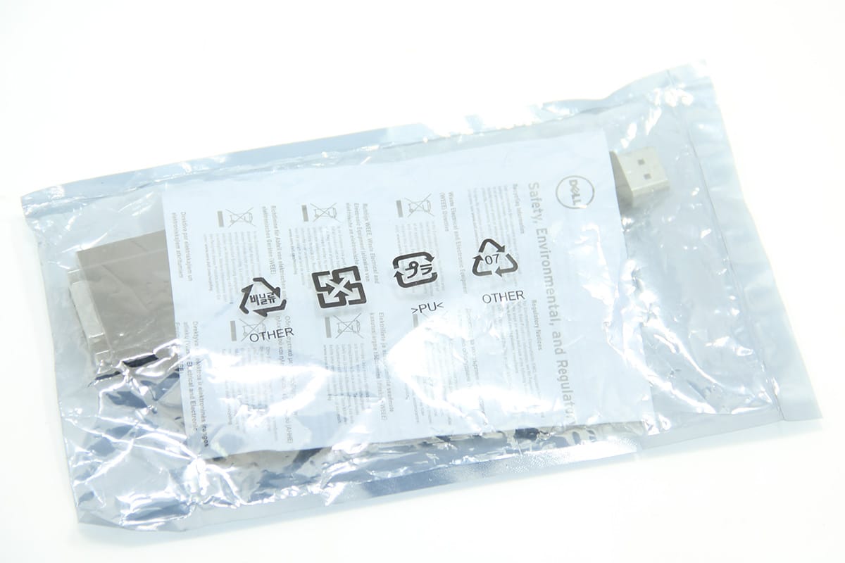 原装戴尔新款DP转DVI视频转接线 DP/N0KKMYD电脑连接线显示器