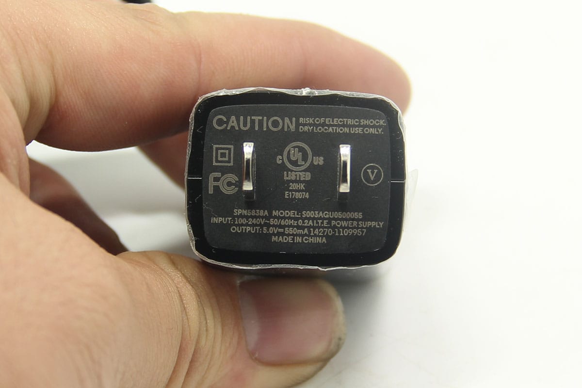 原装摩托罗拉无线手表底座充电器5V550毫安 micro usb火牛充 SPN5838A Motorola S003AGU0500055 SPN5838A MicroUSB