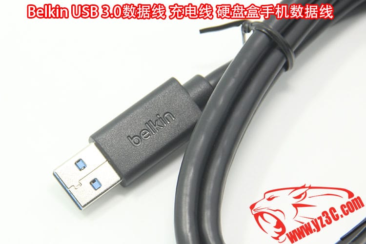 原装新款贝尔金USB3.0数据线三星note3 移动硬盘 硬盘盒 S5手机充电连接线