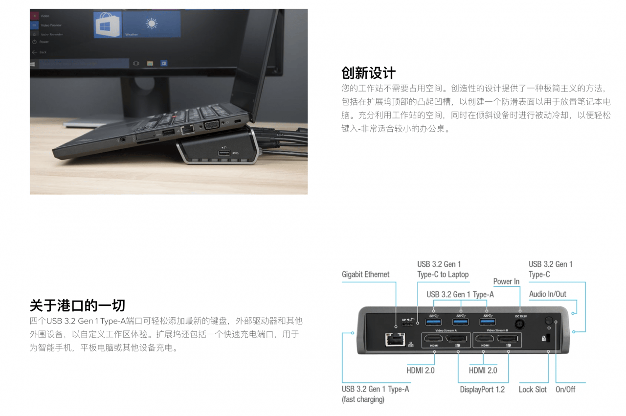 原装泰格斯 tarsus dock180usz 笔记本电脑通用扩展坞外接双4K显示器 60瓦PD协议供电 USB3.0 千兆网卡 原装泰格斯 tarsus dock180usz 笔记本电脑通用扩展坞外接双4K显示器 60瓦PD协议供电 USB3.0 千兆网卡