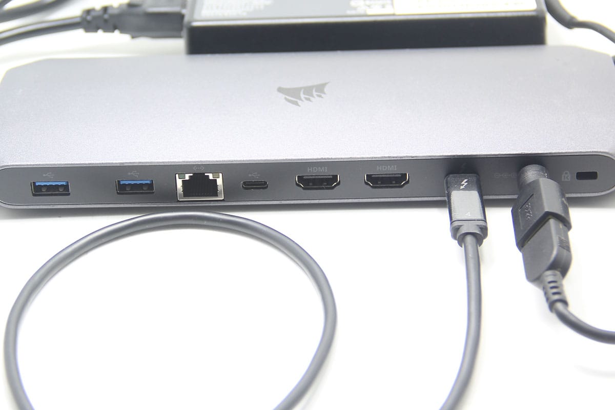 原装海盗船 Corsair TBT100 Thunderbolt3基座雷电3扩展坞USB3.2 双4k供电85W