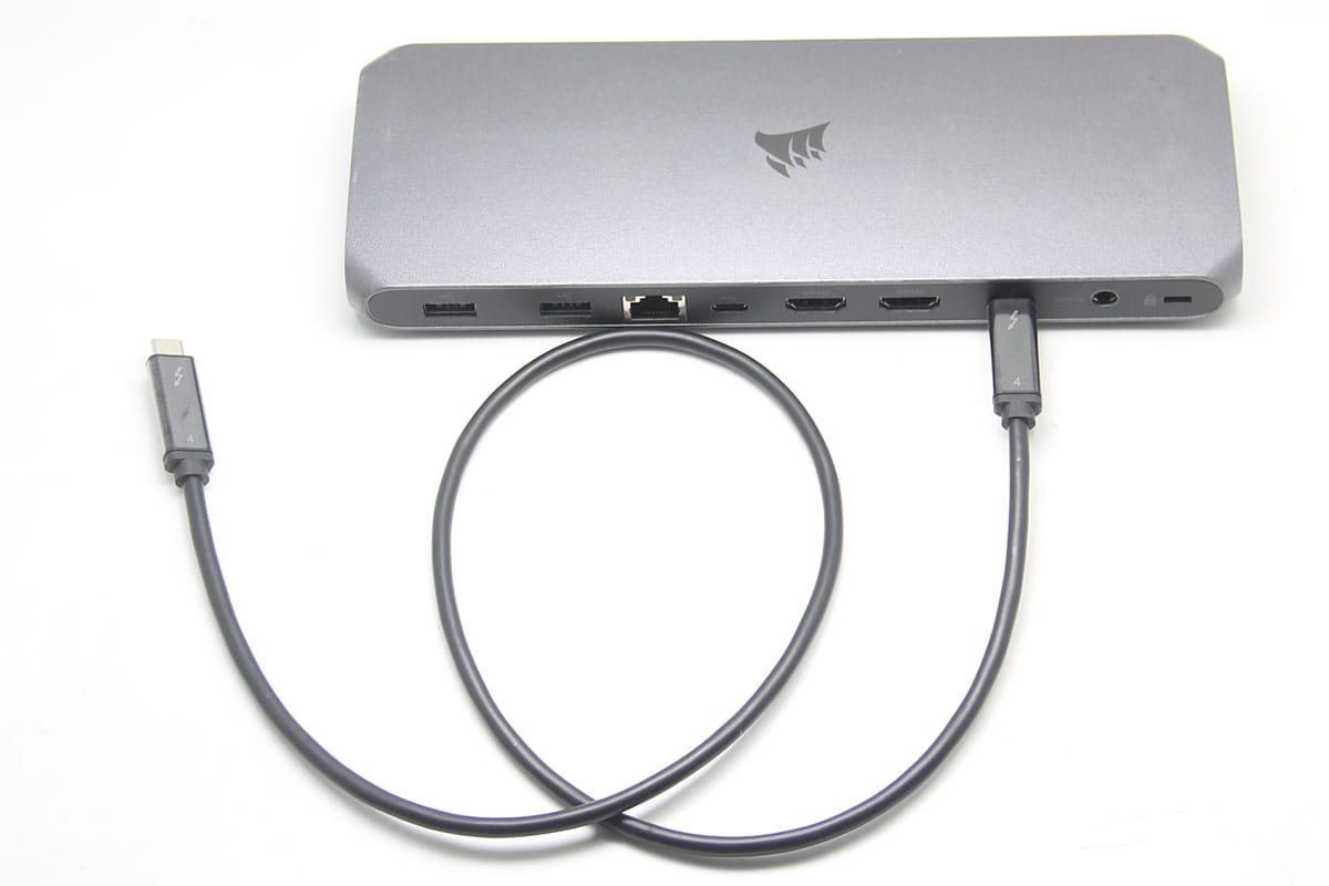 原装海盗船 Corsair TBT100 Thunderbolt3基座雷电3扩展坞USB3.2 双4k供电85W