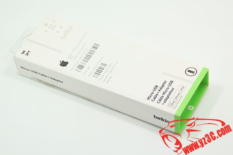 原装美国进口Belkin线缆适用于安卓 苹果 配备 Lightning 转换器