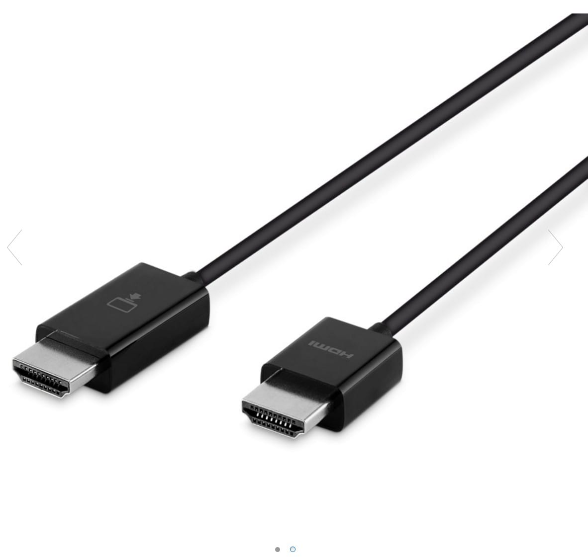 原装美国进口贝尔金 belkin 4k 3D HDMI线 超薄HDMI线缆5米 16.4英尺高清视频线