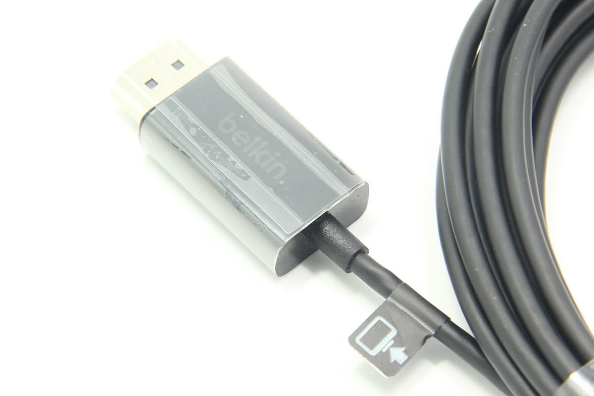 原装美国进口贝尔金 belkin 4k 3D HDMI线 超薄HDMI线缆5米 16.4英尺高清视频线