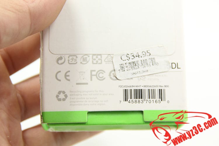 原装美国进口贝尔金Belkin USB-C 至 Micro-B 线缆 (高速USB 3.1)