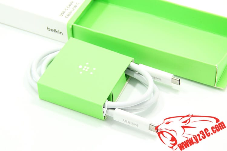 原装美国进口贝尔金Belkin USB-C 至 USB-C 线缆 (USB 3.1)支持4K