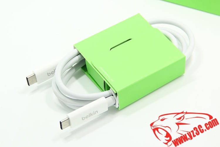 原装美国进口贝尔金Belkin USB-C 至 USB-C 线缆 (USB 3.1)支持4K