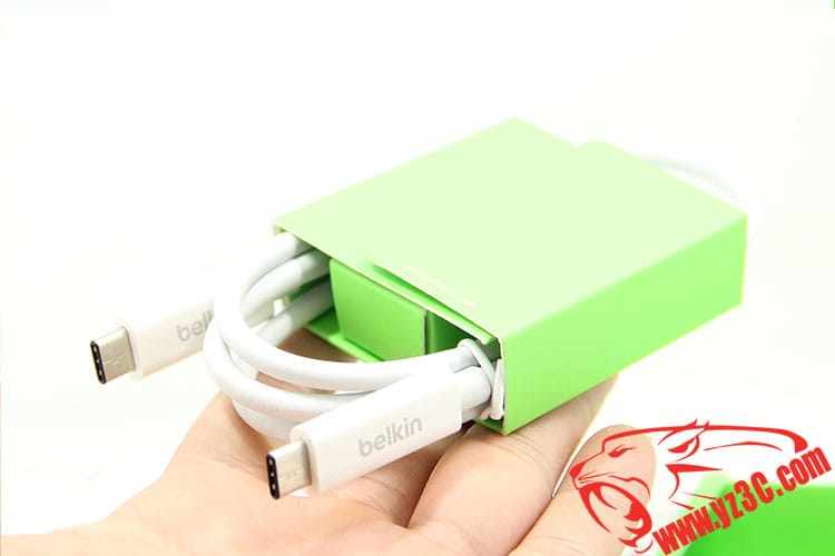 原装美国进口贝尔金Belkin USB-C 至 USB-C 线缆 (USB 3.1)支持4K
