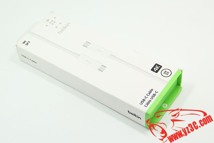 原装美国进口贝尔金Belkin USB-C 至 USB-C 线缆 (USB 3.1)支持4K