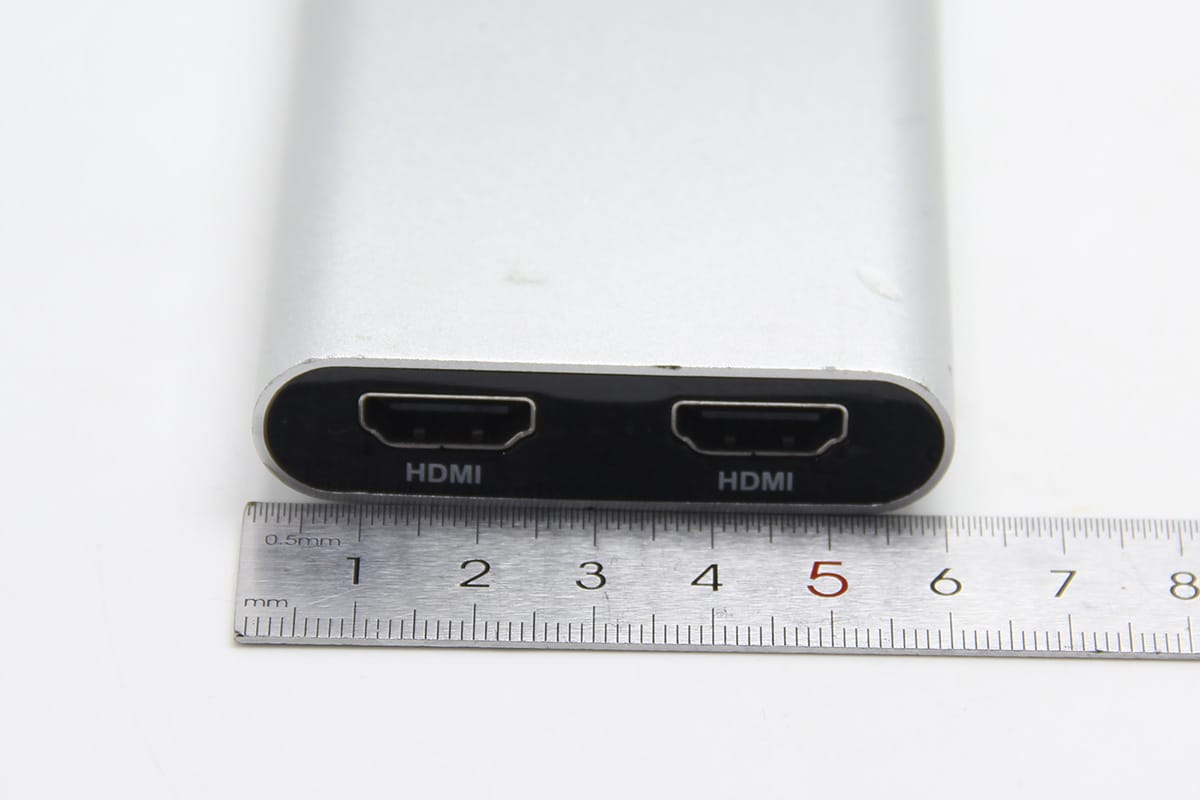 原装美国进口雷电3转2个HDMI 4k xps thinkpad Mac外接多屏显示器 TB32HD2