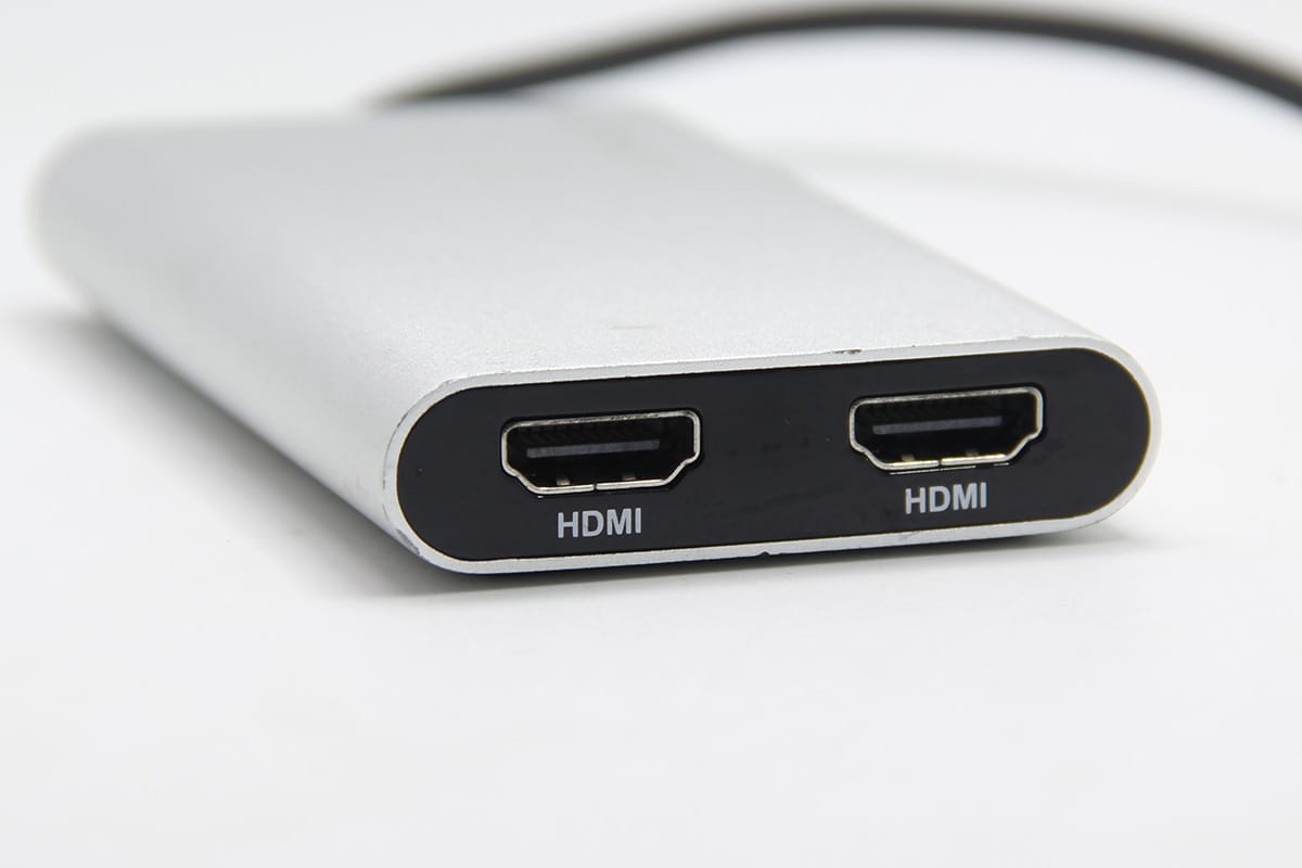 原装美国进口雷电3转2个HDMI 4k xps thinkpad Mac外接多屏显示器 TB32HD2