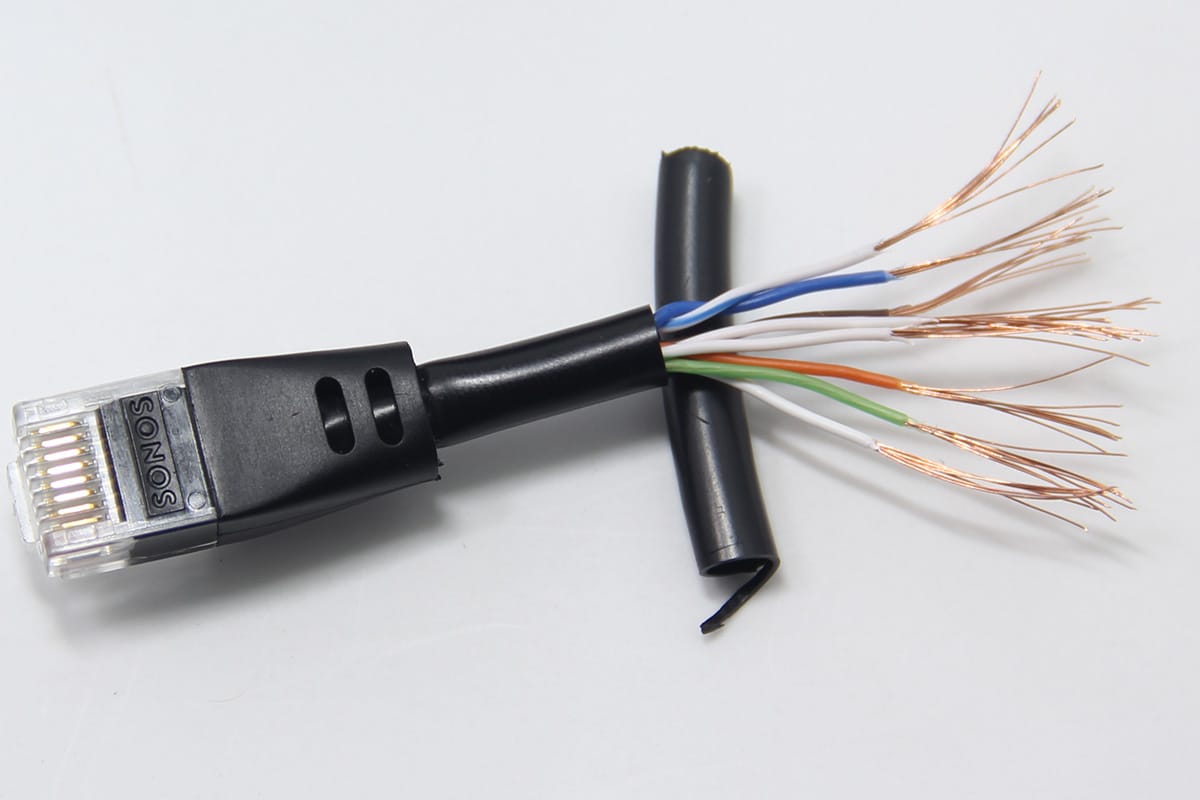 原装美国进口sonos 纯铜千兆网线CAT5E网络跳线RJ45双绞线1.5米长