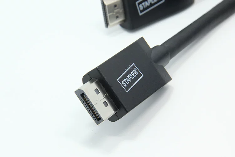 原装美国进口staples 粗线大DP转HDMI 电脑接电视 投影仪 数字口影音同步 原装美国进口staples 粗线大DP转HDMI 电脑接电视 投影仪 数字口影音同步