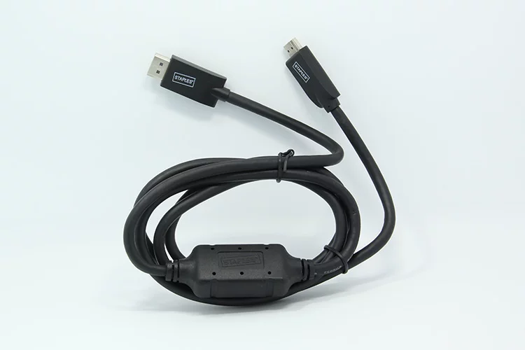 原装美国进口staples 粗线大DP转HDMI 电脑接电视 投影仪 数字口影音同步 原装美国进口staples 粗线大DP转HDMI 电脑接电视 投影仪 数字口影音同步