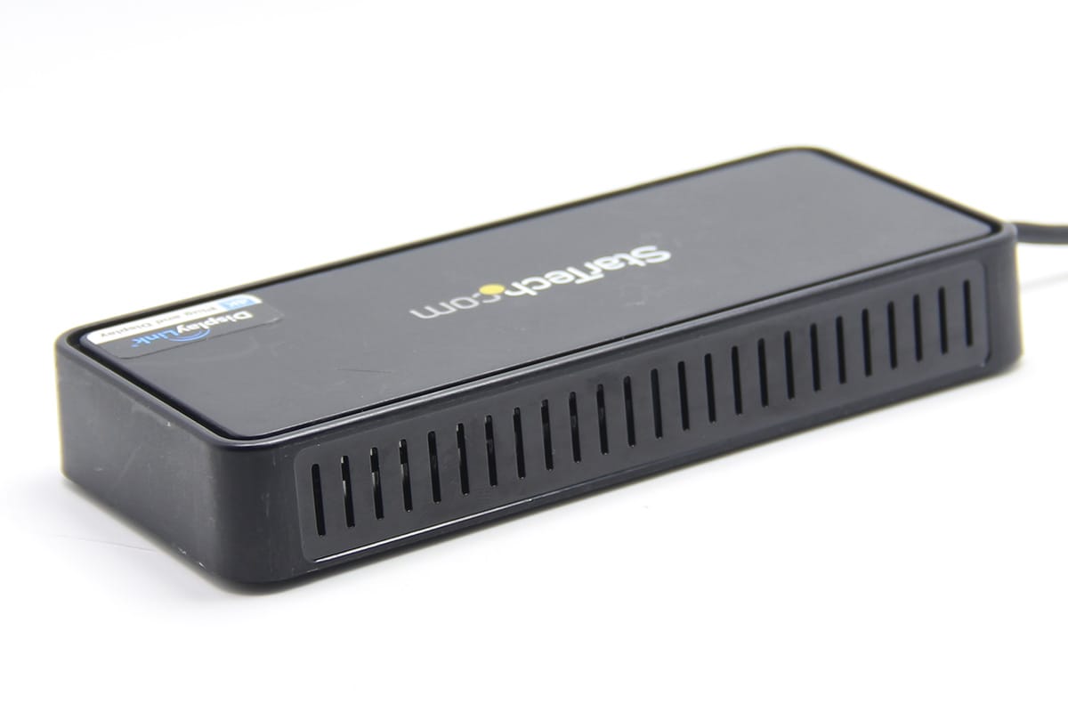原装美国进口USB3.0通用扩展坞外接双4K显示器千兆网卡兼容Mac Win USB to Dual DisplayPort Mini Dock with GbE LAN - Dual 4K 60 Hz