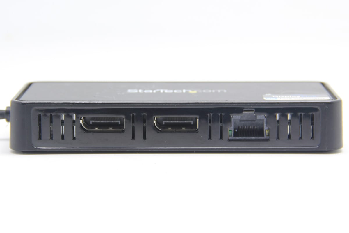原装美国进口USB3.0通用扩展坞外接双4K显示器千兆网卡兼容Mac Win USB to Dual DisplayPort Mini Dock with GbE LAN - Dual 4K 60 Hz