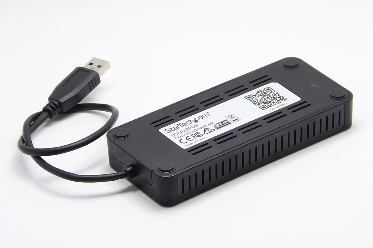 原装美国进口USB3.0通用扩展坞外接双4K显示器千兆网卡兼容Mac Win USB to Dual DisplayPort Mini Dock with GbE LAN - Dual 4K 60 Hz