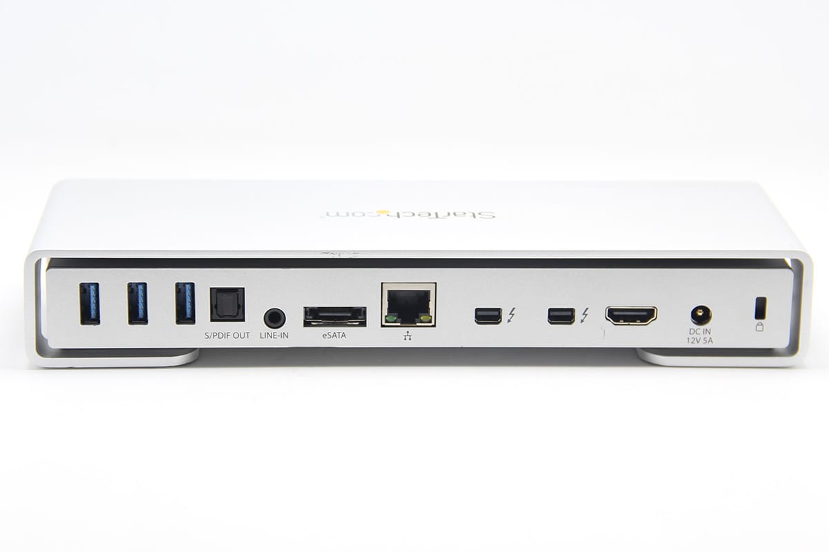 原装美国startech.com TB2DOCK4KDHC 雷电2扩展坞dock iMac book pro笔记本电脑接网卡光纤声卡