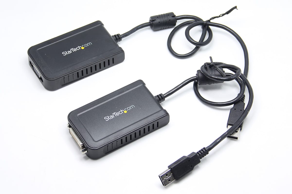 原装美国startech.com USB转DVI USB转VGA外接多屏炒股看盘多显示器扩展器