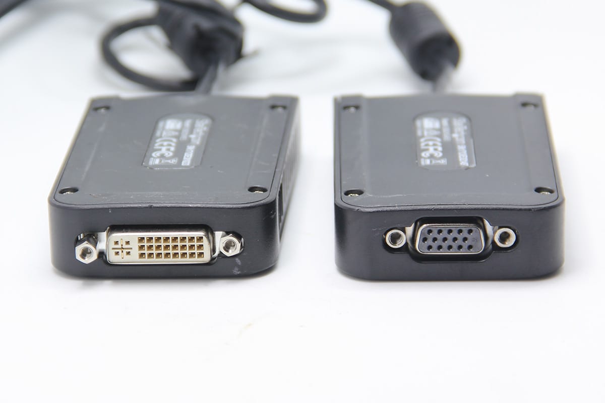 原装美国startech.com USB转DVI USB转VGA外接多屏炒股看盘多显示器扩展器