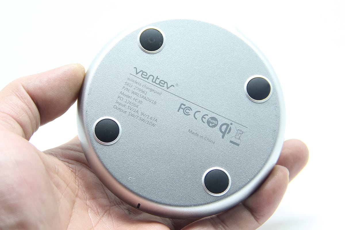 原装美国Ventev FC30桌面型 手机通用无线充电器 QI无线快充三星10W 苹果7.5W