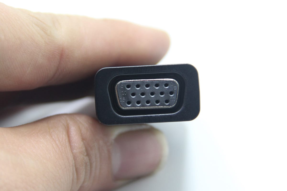 原装联想 micro HDMI转vga高清视频信号转接线手机平板接投影仪