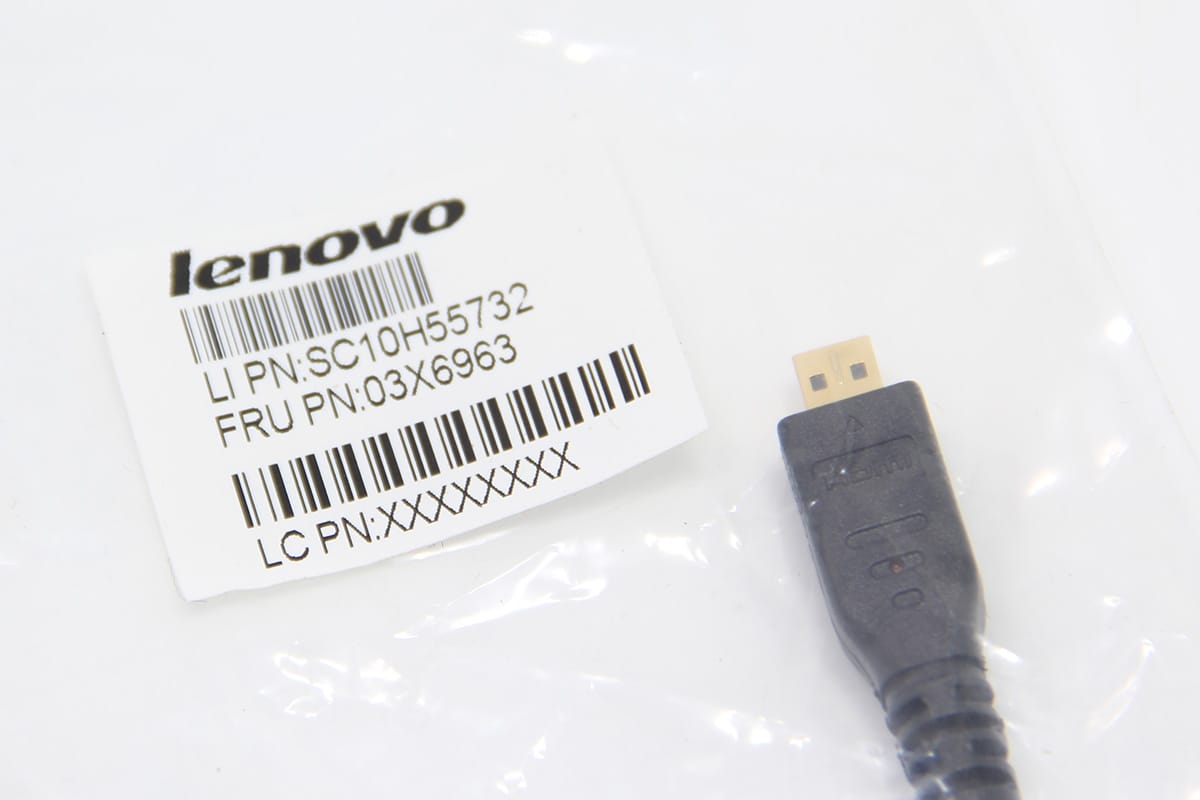 原装联想 micro HDMI转vga高清视频信号转接线手机平板接投影仪