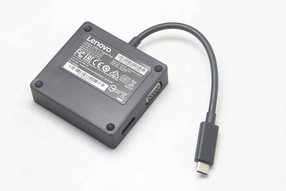 原装联想便携式扩展器转换器USB-C Traver Hub 03X7417 千兆网卡 原装联想便携式扩展器转换器USB-C Traver Hub 03X7417 千兆网卡