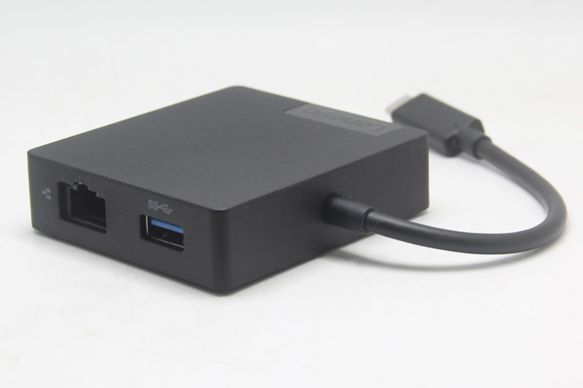 原装联想便携式扩展器转换器USB-C Traver Hub 03X7417 千兆网卡 原装联想便携式扩展器转换器USB-C Traver Hub 03X7417 千兆网卡
