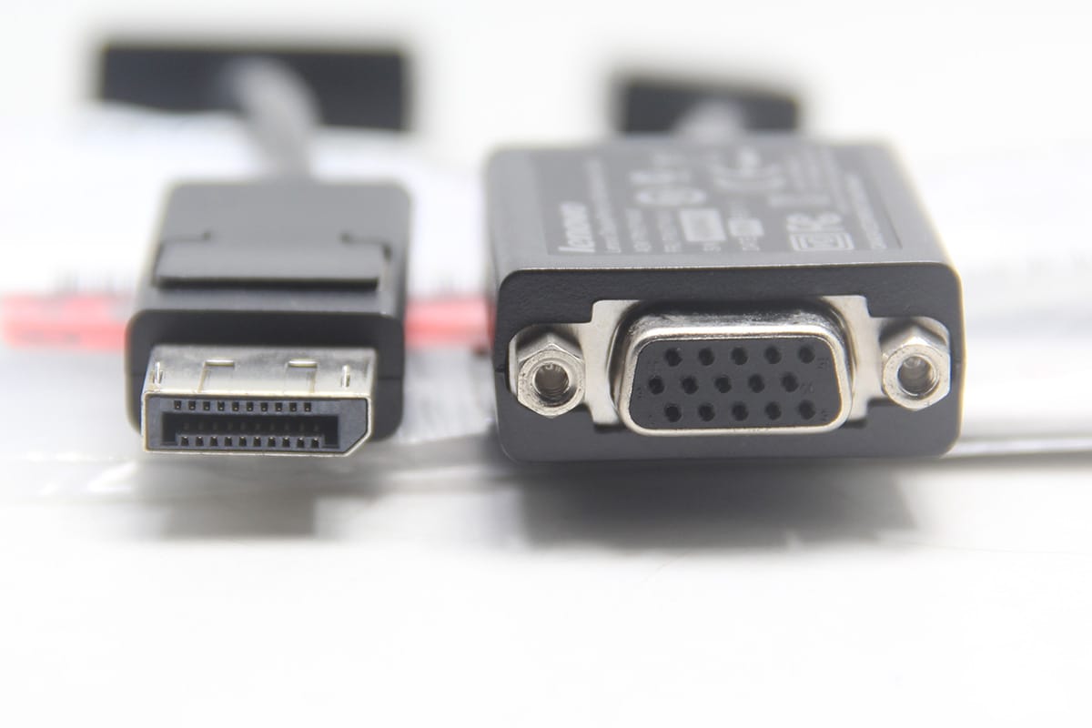 原装联想Thinkpad主动式DP转VGA显示器投影视频转换转接线57Y4393