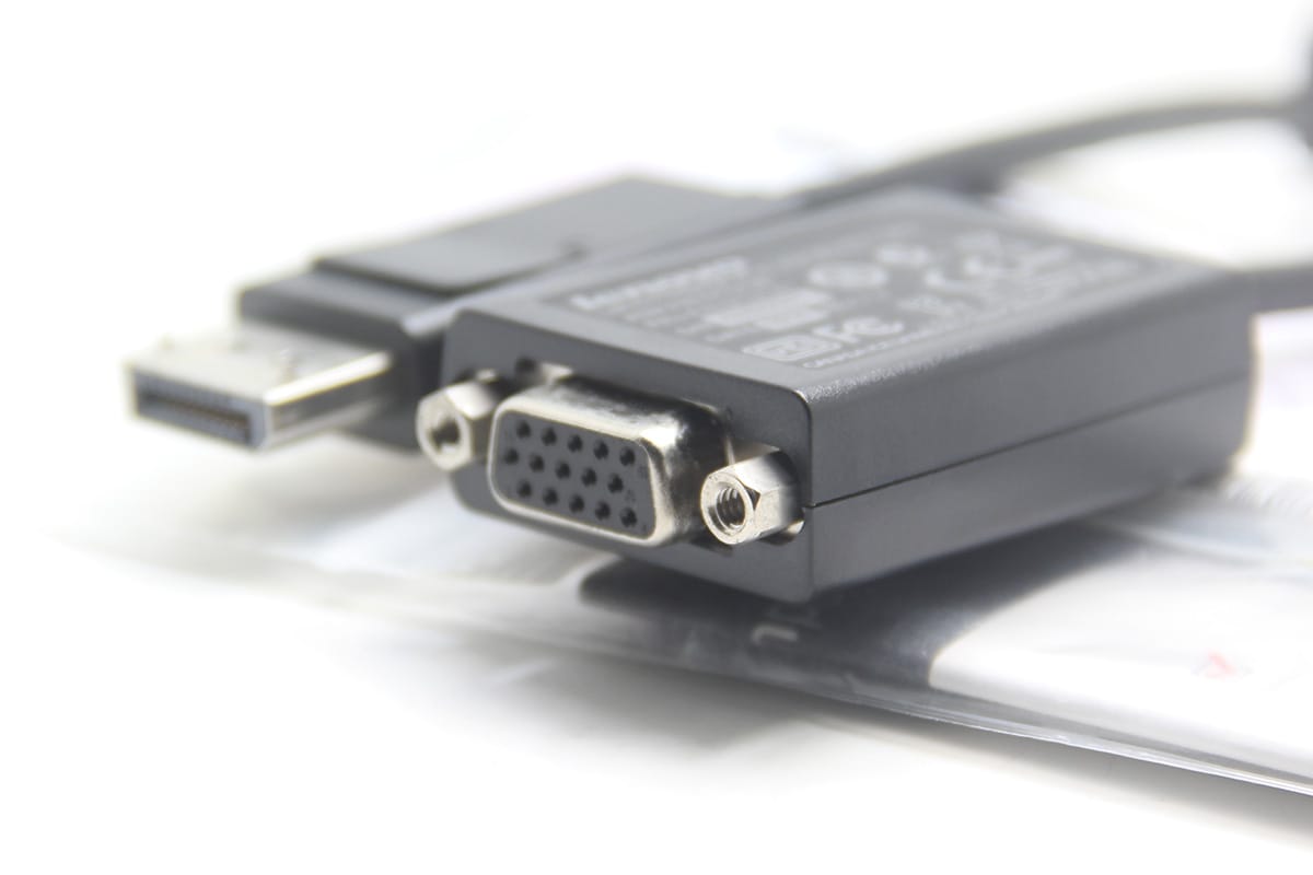 原装联想Thinkpad主动式DP转VGA显示器投影视频转换转接线57Y4393