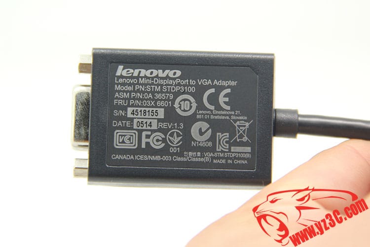 原装联想ThinkPad通用主动式迷你DP转VGA视频转接线接投影高清线