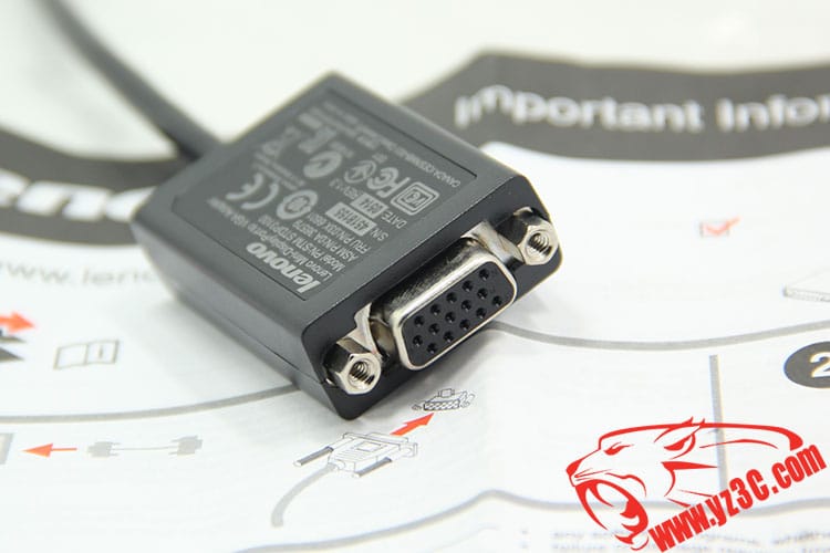 原装联想ThinkPad通用主动式迷你DP转VGA视频转接线接投影高清线