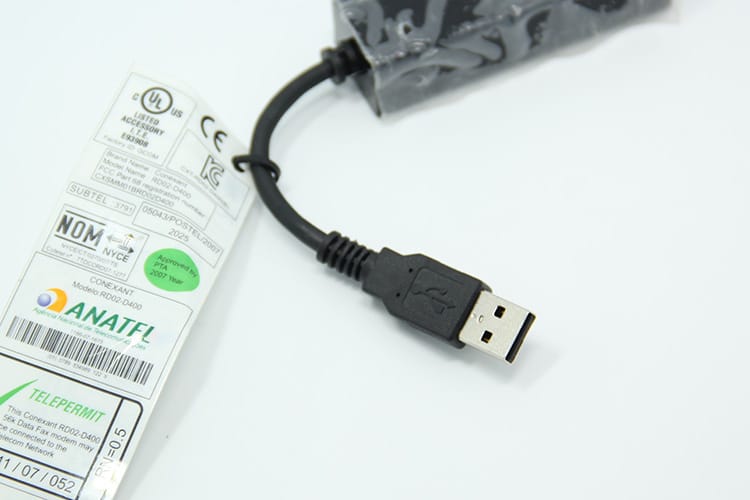 原装联想USB外置 56K猫 调制解调器 笔记本传真组件 modem 传真猫 43R1786