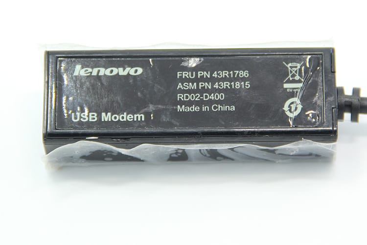 原装联想USB外置 56K猫 调制解调器 笔记本传真组件 modem 传真猫 43R1786