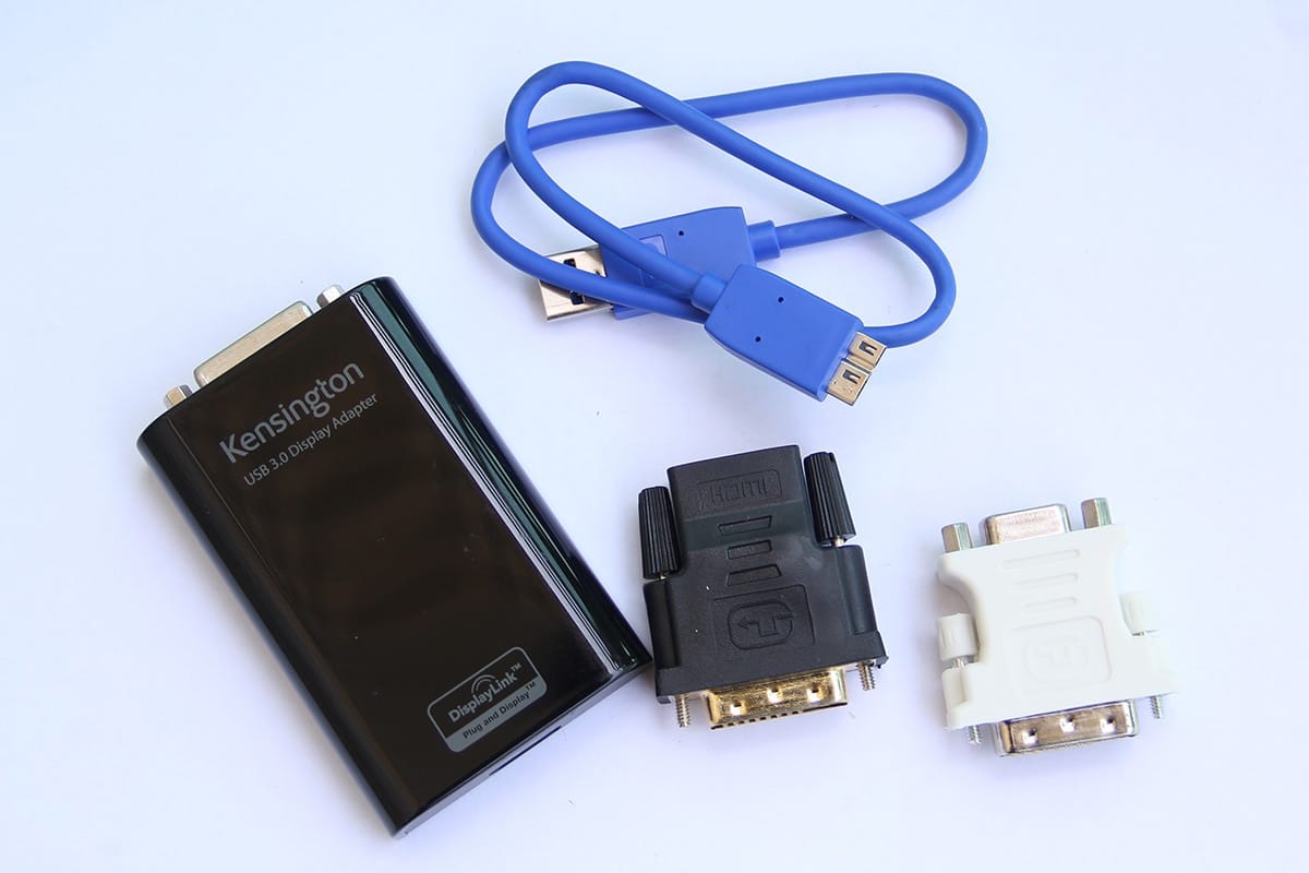 原装肯辛通USB 3.0 Multi-Display Adapter usb转DVI usb3.0外置显卡 外接显示器dvi 转HDMI vga K33974AM