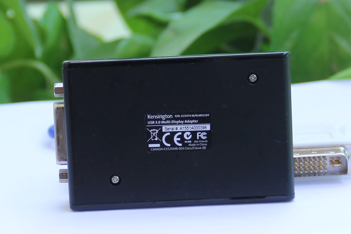 原装肯辛通USB 3.0 Multi-Display Adapter usb转DVI usb3.0外置显卡 外接显示器dvi 转HDMI vga K33974AM