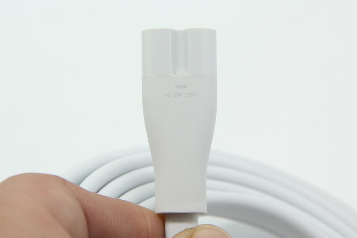 原装苹果8字电源线美国进口电源线超粗纯铜8字线阻燃外皮mac mini 苹果airport路由器原配电源线