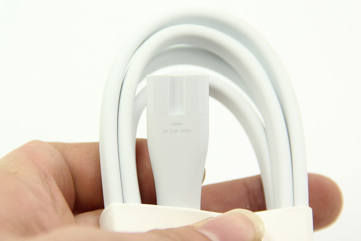 原装苹果白色8字电源线八字线适用TV时间胶囊 mac mini液晶电视适配器