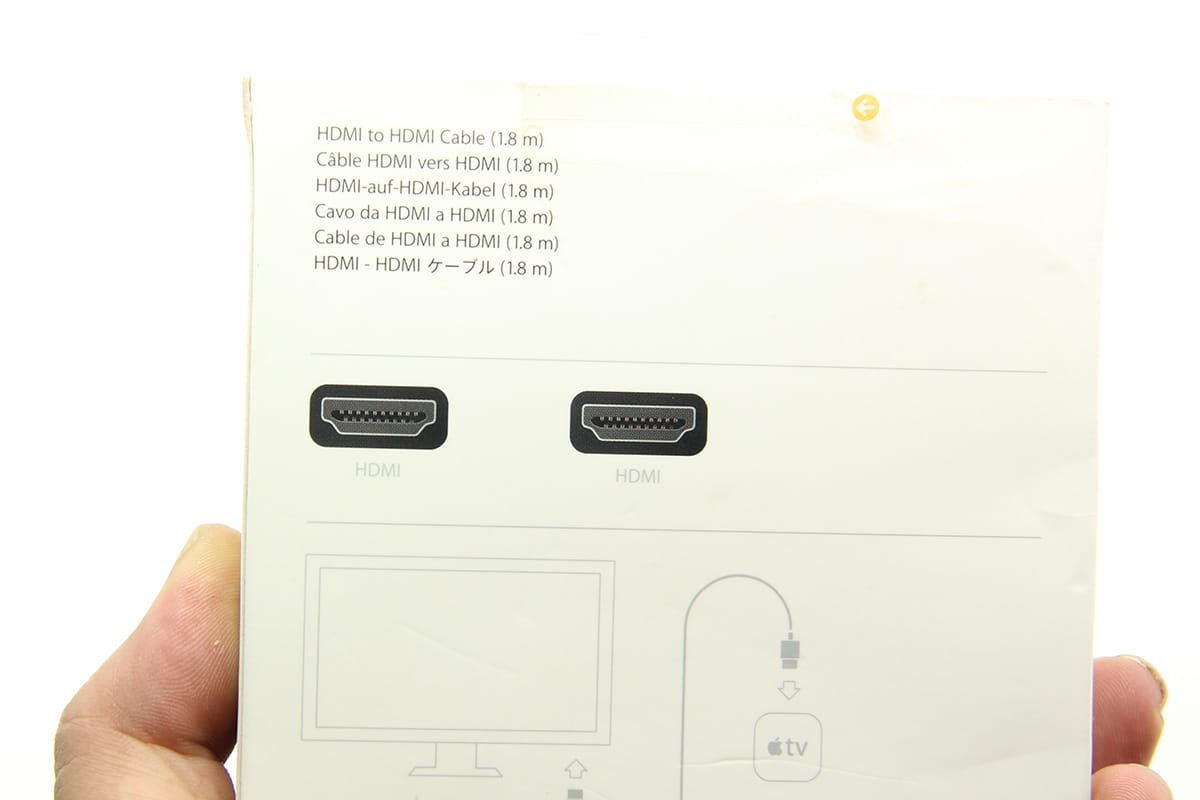 原装苹果TV apple TV 高清HDMI线声音视频同步传输 用于电脑苹果TV机顶盒连接电视